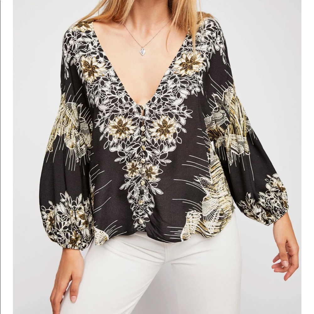 Free People Birds of a Feather Top size Small